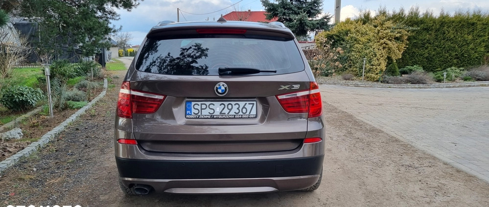 BMW X3 cena 57900 przebieg: 264000, rok produkcji 2012 z Pszczyna małe 92